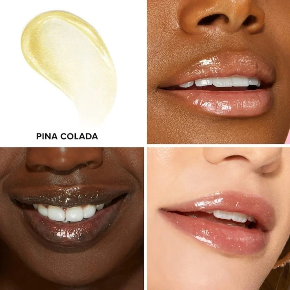 NEW IN BOX Too Faced Kissing Jelly Gloss Hybrid (oil & gloss)~ Pina Colada